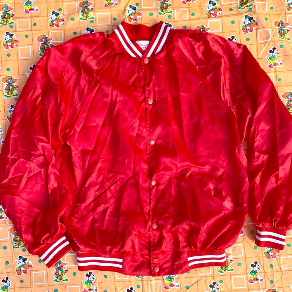 Red Osceola airboat association jacket.